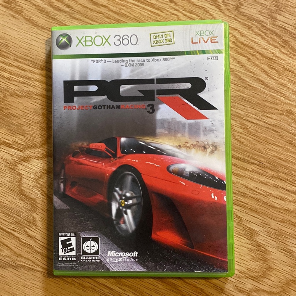 PGR Racing Game Xbox 360
